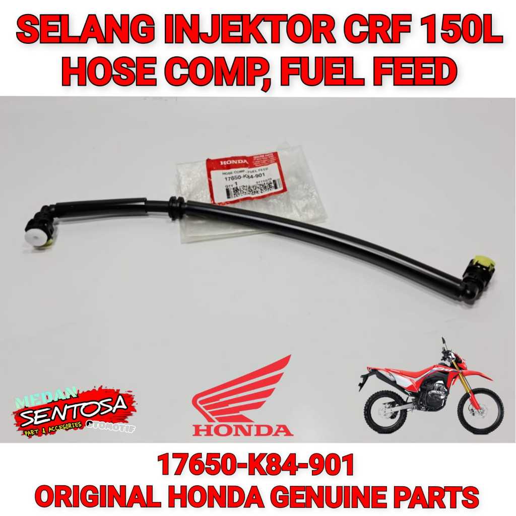 SELANG INJEKTOR CRF150L SELANG BENSIN KE TANGKI FUEL PUMP 17650K84901 ORIGINAL HONDA GENUINE PARTS