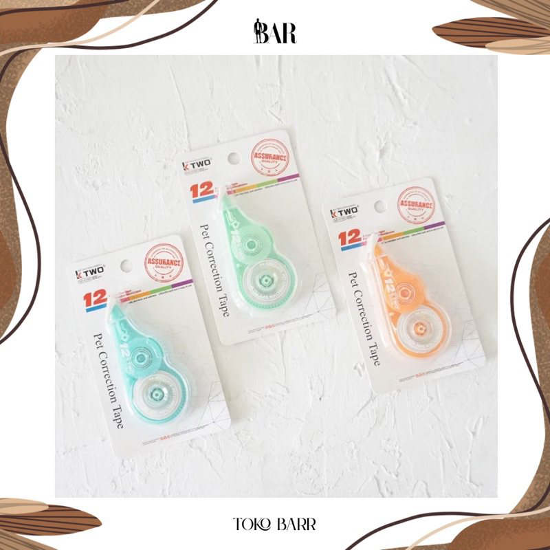 

Correction Tape 12 K Two / Tipe Ex Kertas