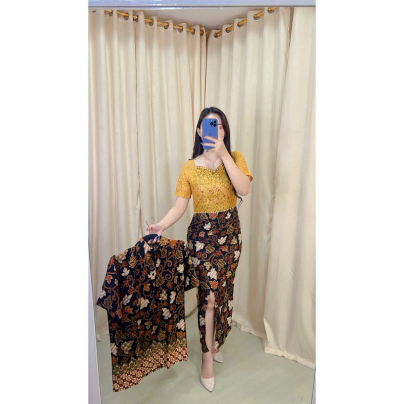 Gaun Wanita Dress Remaja Cewek Ulangtahun Wisuda Terbaru 2025 Brukat Ibuibu Gereja Korean Style Selu