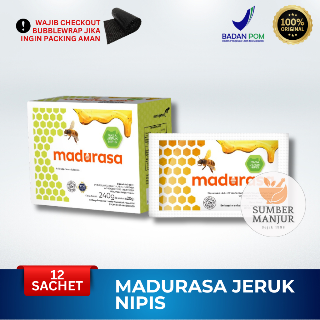 

MADURASA MADU RASA JERUK NIPIS / BOX ISI 12 SACHET