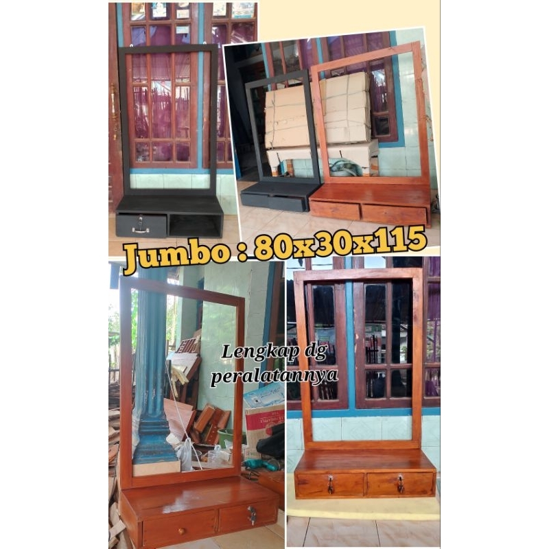 LACI SALON LACI BARBERSHOP LACI PANGKAS RAMBUT LACI POTONG RAMBUT LACI KAYU RAK KAYU LEMARI PANGKAS 