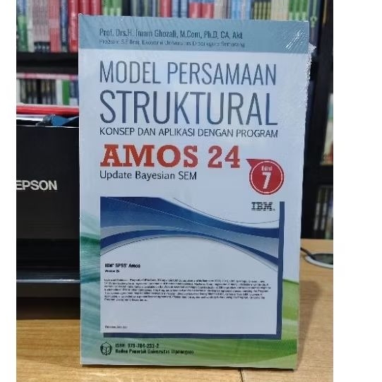 BUKU MODEL PERSAMAAN STRUKTURAL KONSEP DAN APLIKASI DENGAN PROGRAM AMOS 24 edisi 7