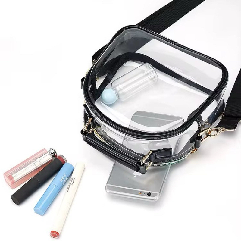 TAS SELEMPANG KONSER TRANSPARAN~ Tas selempang wanita transparan~Tas selempang Mika PVC