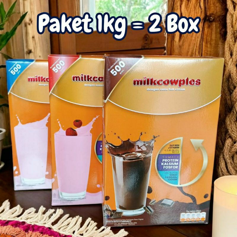 

(Paket 1kg) Milkcowples Susu Bubuk Fullcream 55% Tinggi Protein & Kalsium Solusi Gemuk dan Peninggi Badan