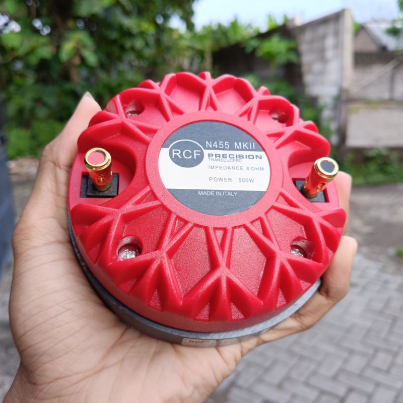 tweeter RCF N450 driver Twiter RCF body merah MK II spul vc 1,75 inch 44 mm