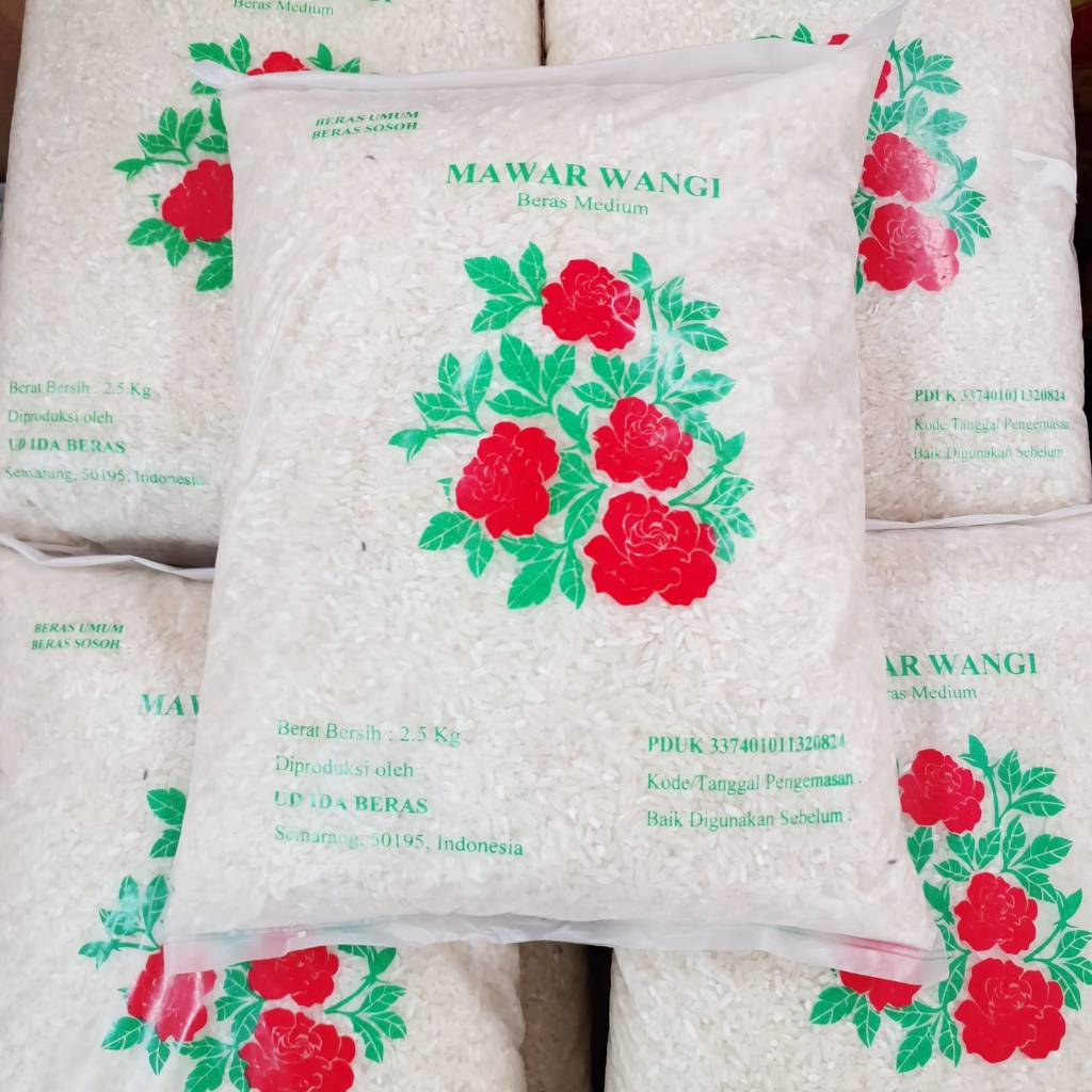 

BERAS 2,5 KG MAWAR WANGI