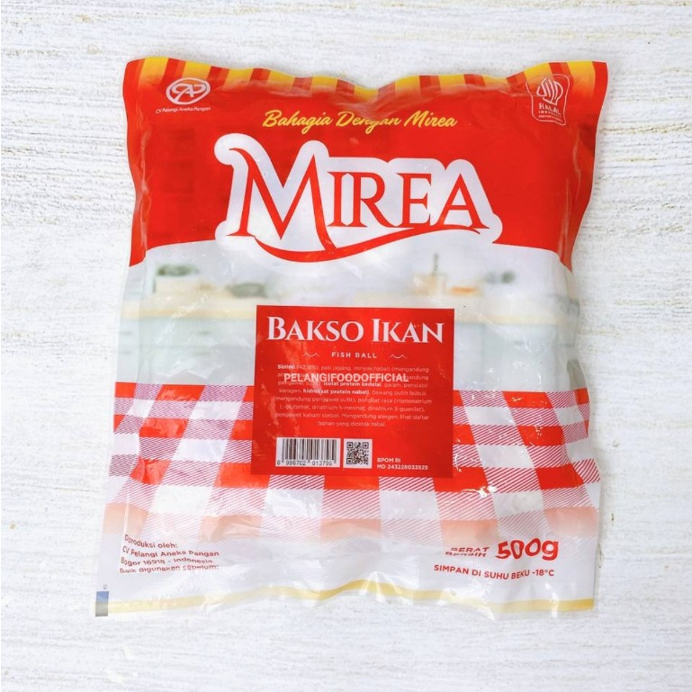 

MIREA Bakso Ikan 500 Gram - Olahan Ikan