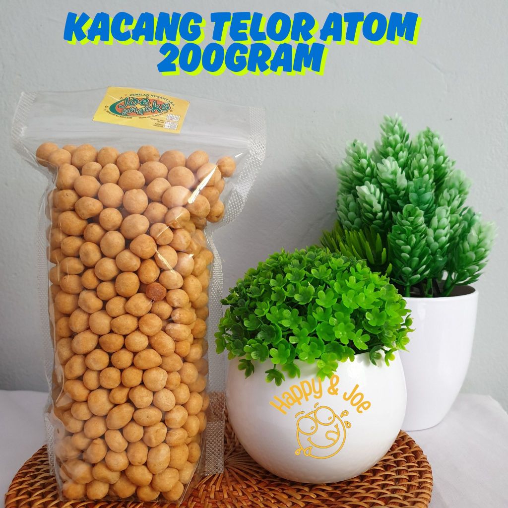 

Kacang Atom/Kacang Atom Oven/Kacang Atom Panggang/Kacang Terlor Atom 200gram