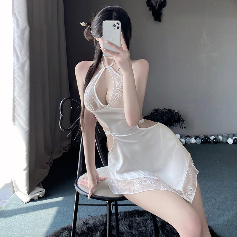 Baju Seksi Wanita Hot Fashion Premium Satin Slim Lingerie Sexy G string Lingery Import Transparan Se