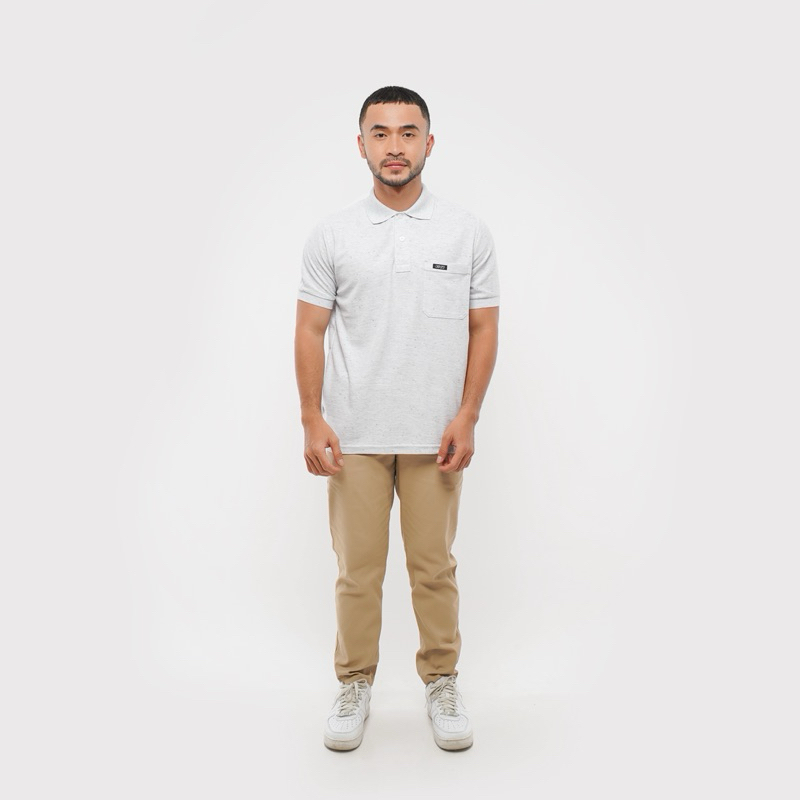 Oxboed Kaos Kerah Pria Saku Depan – Bahan Adem, Tebal, Ukuran Jumbo Buncit – M L XL