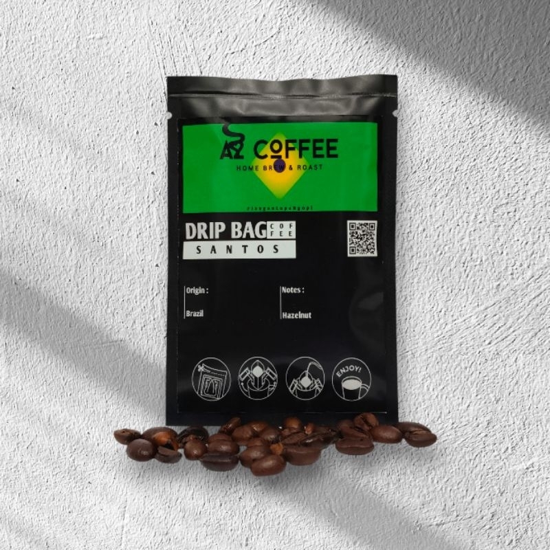 

DRIP BAG COFFEE SANTOS SINGLE ORIGIN A2COFFEE HOME BREW & ROAST