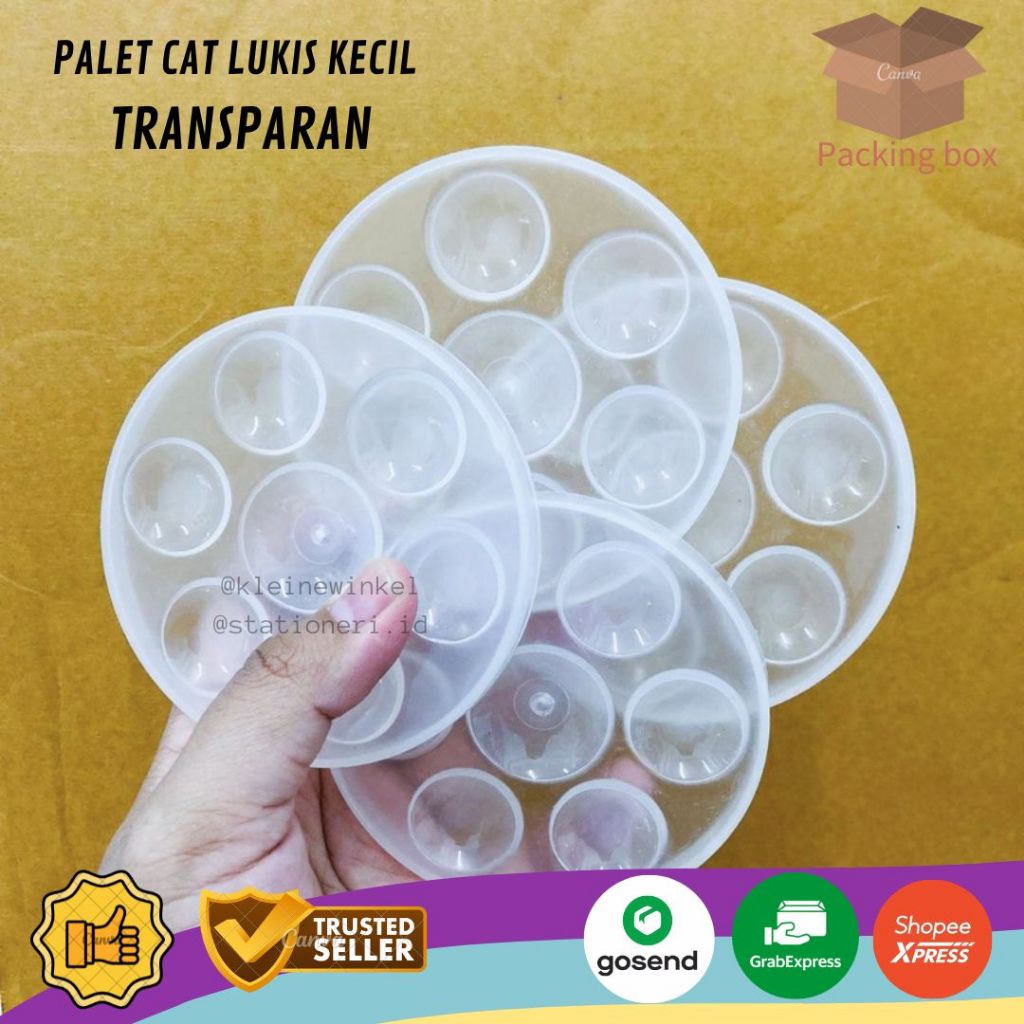 

Palet Cat Lukis Kecil Transparan [ 1 PCS ]
