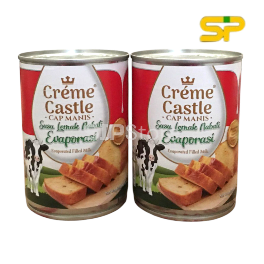 

Susu Evaporasi "CREAM CASTLE" @380ml / Evaporasi Milk / Susu Evaporasi Cair 380 ml