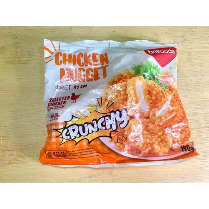

Belfoods Chicken Nugget Crunchy 140gr (Bentuk Bulat)