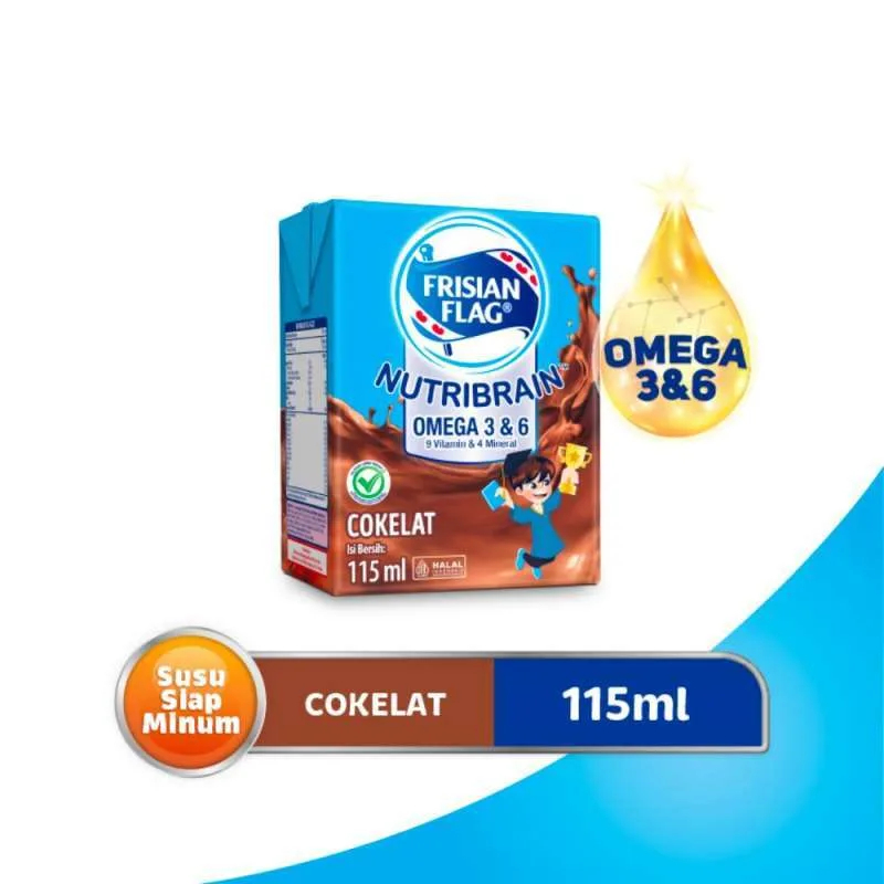 

FRISIAN FLAG SUSU CAIR UHT NUTRIBRAIN CHOCO TPK 115mL