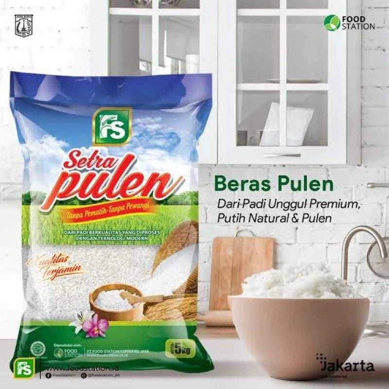 

BERAS FS RAMOS SETRA PULEN KEMASAN 5 KG