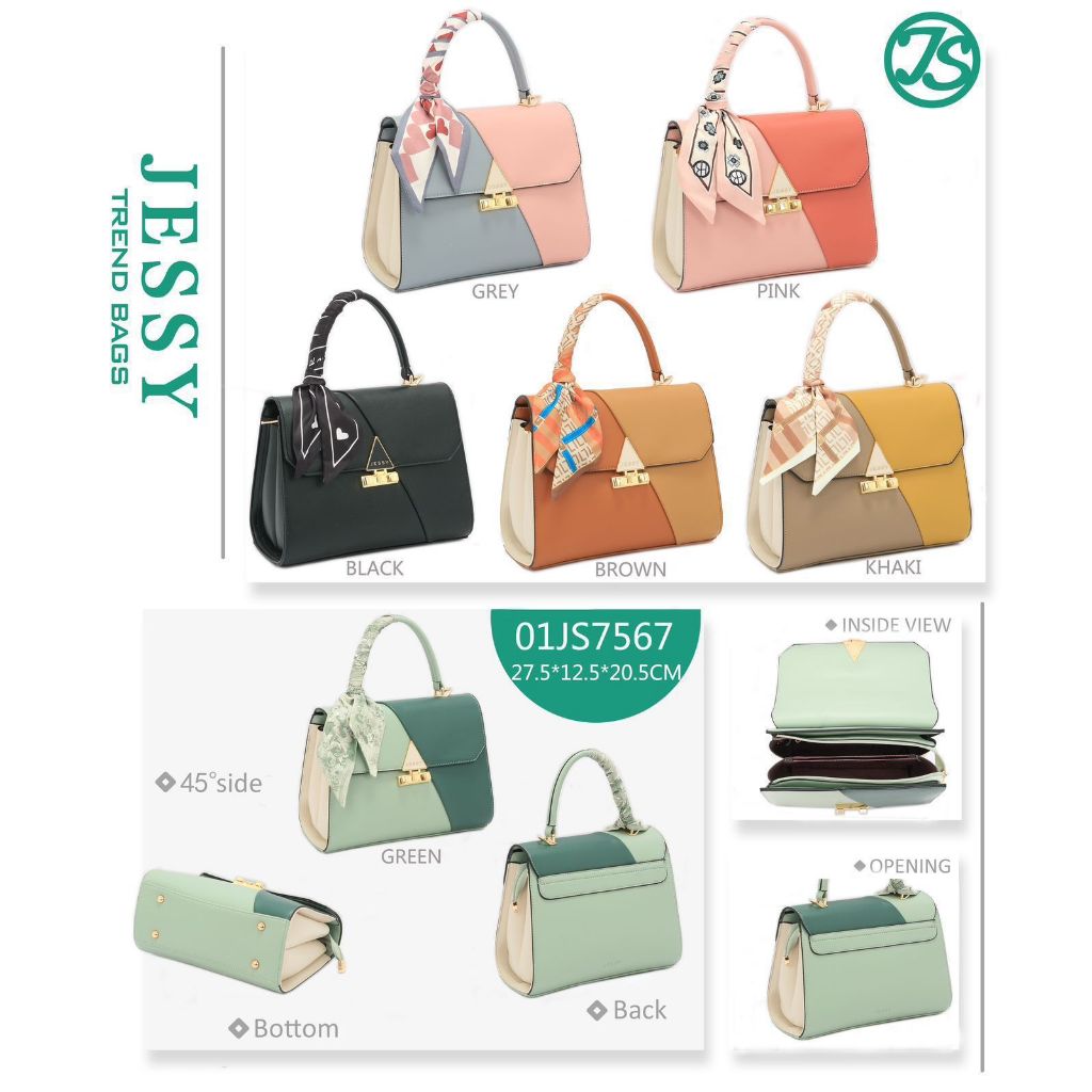 JessyBag Tas Wanita Import Original Handbag Kokoh SlingBag JS7567