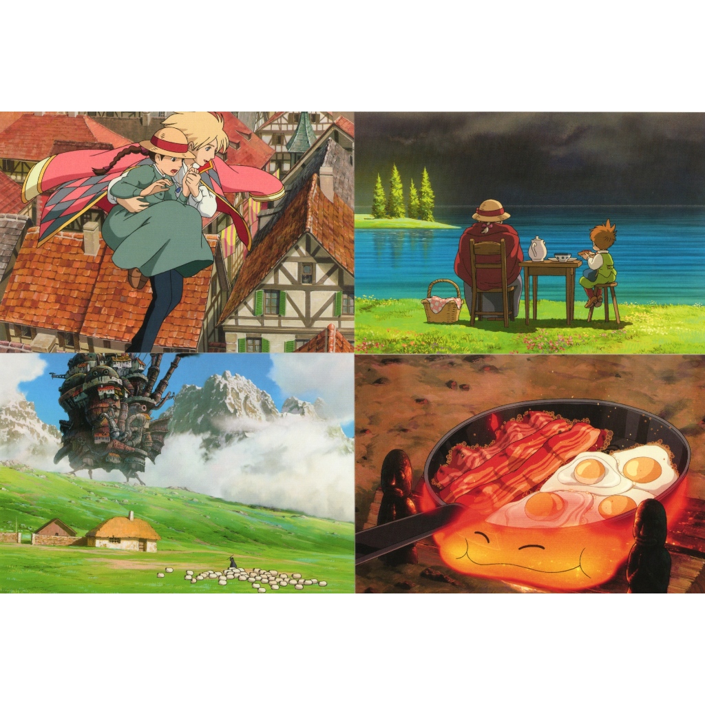 

Studio Ghibli 100 Collectible Postcards vol. 1 - Howls' Moving Castle
