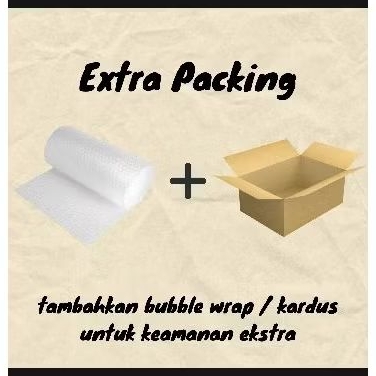 

Bublewrap Ekstra untuk menjaga keamanan pesanan yang cantik2