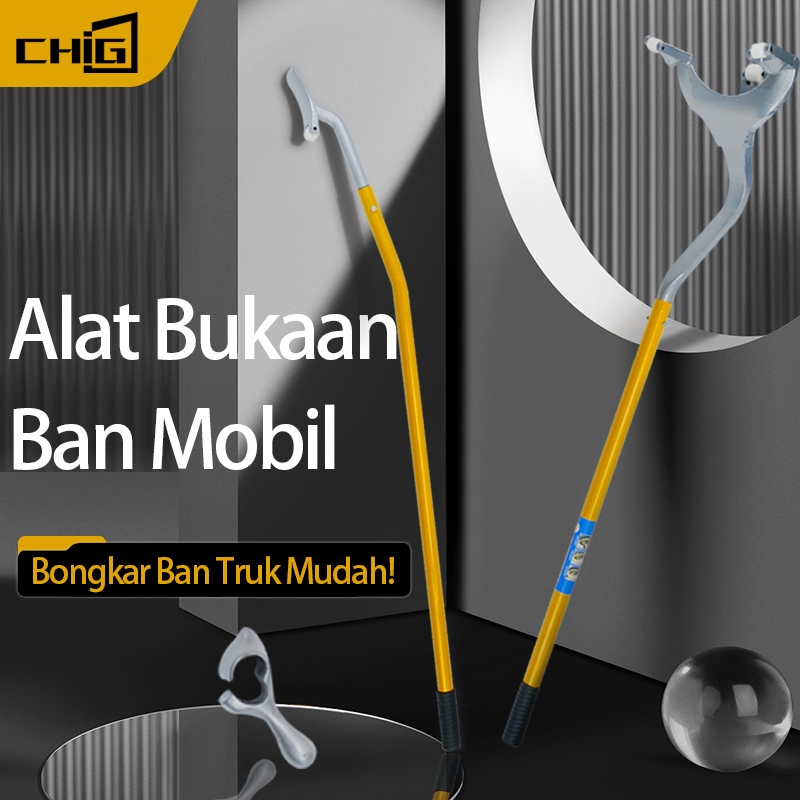 CHIGE 3pcs Alat Bukaan Ban Mobil Manual Alat Bukaan Ban Truk / Bus Demounting Tools Memudahkan Peker