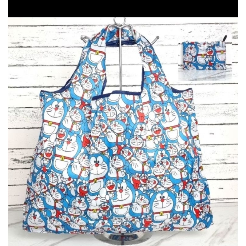 Tote bag doraemon tas wanita karakter doraemon tas lipat wanita motif doraemon