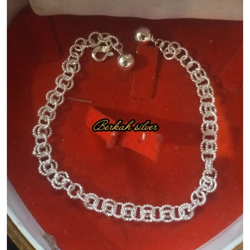 Gelang kaki perak murni bayi dan anak 6g (kode 20)