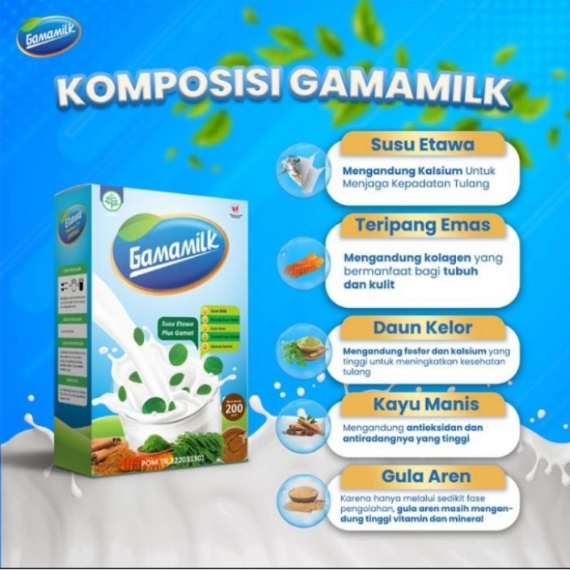 

GAMAMILK Susu Etawa Plus Gamat Solusi Atasi Nyeri Sendi dan Asam Urat