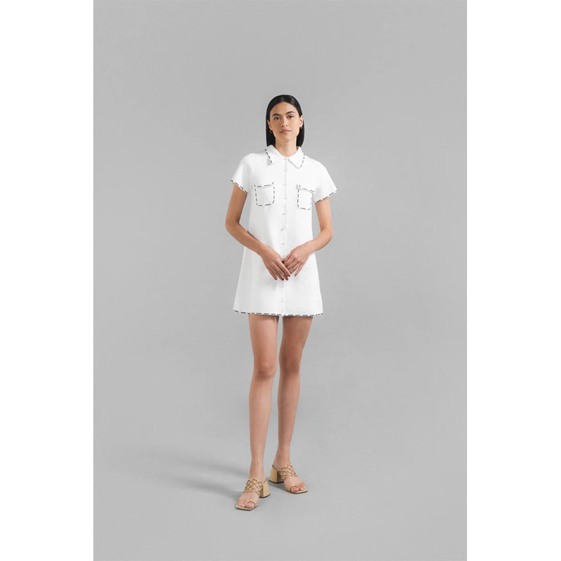 Preloved DUMA Chantal White Dress