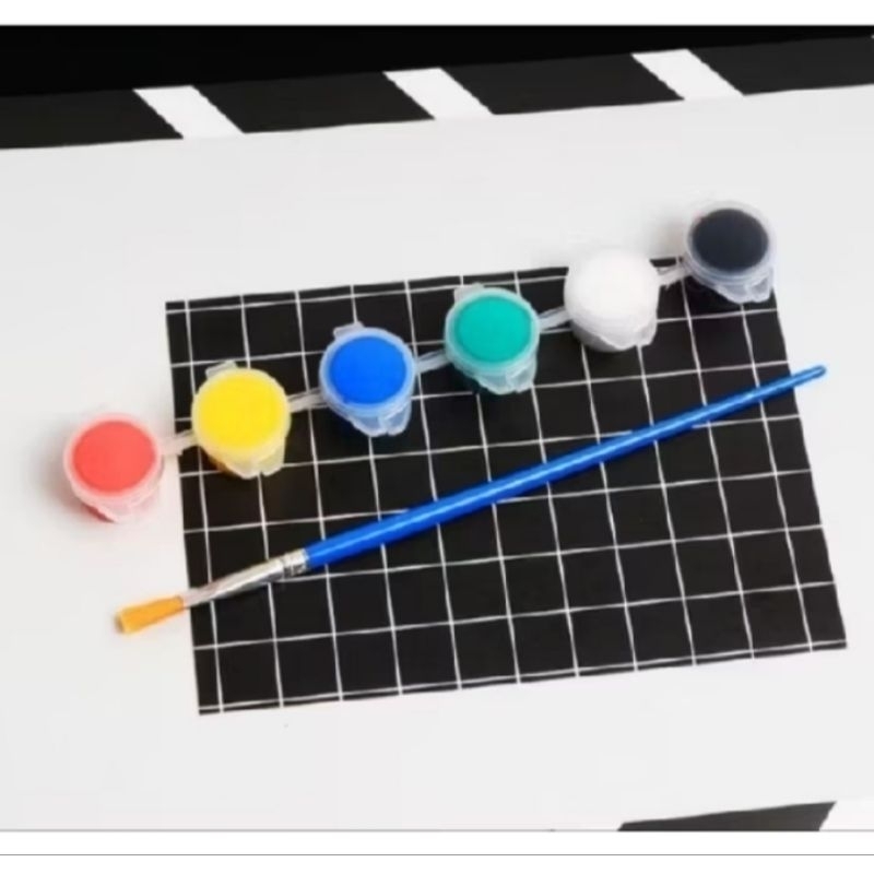 

KUAS dan CAT LUKIS 6 WARNA 1 KUAS