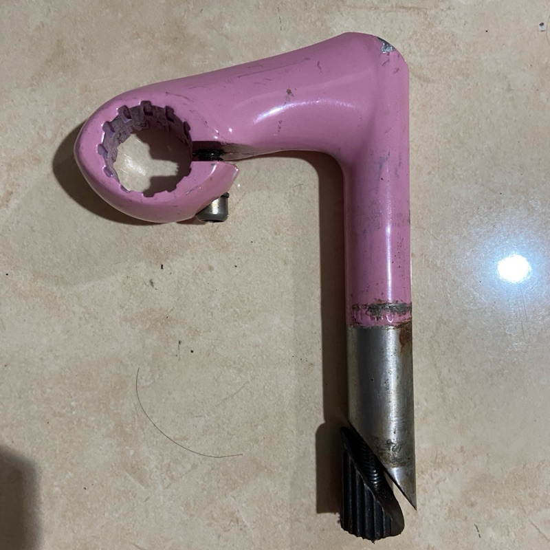 Stem bango balap fixie jadul pink