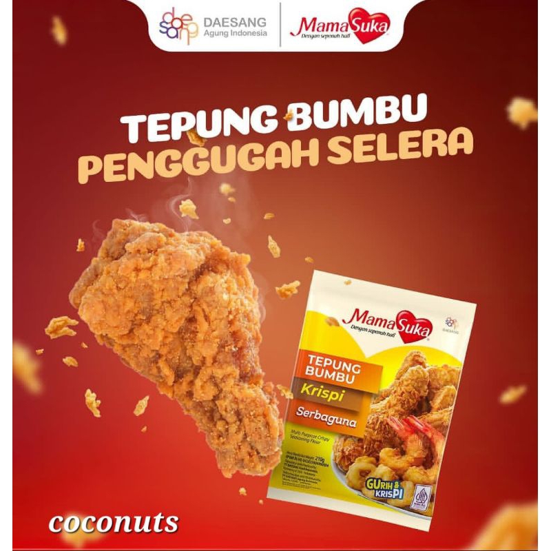

Mamasuka Tepung Bumbu Krispi Serbaguna 900gr