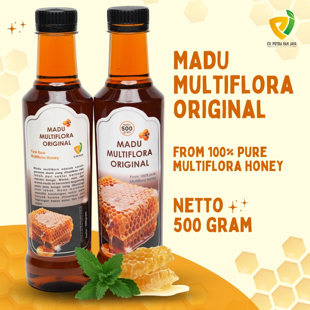 

PURE NATURE Madu Asli MULTIFLORA 500GR