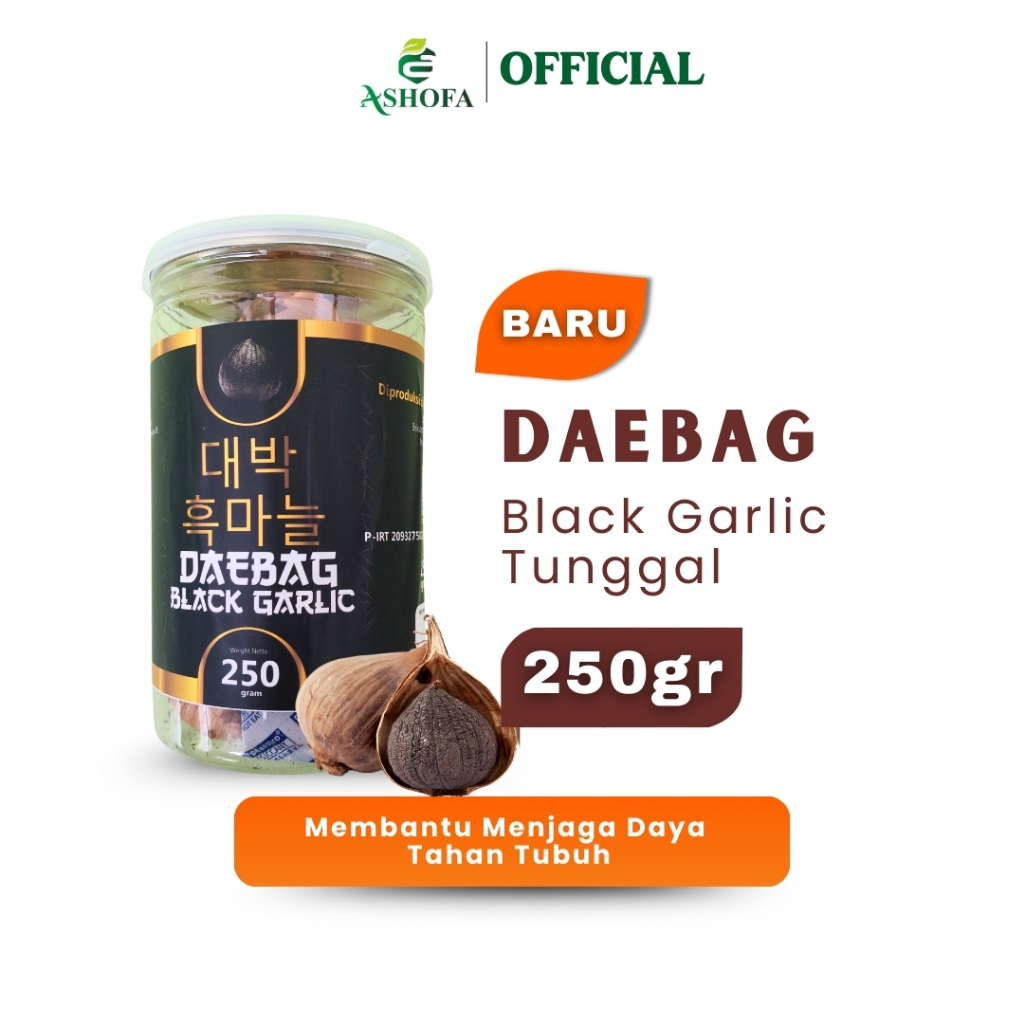 

Black Garlic JUMBO SOLO - Bawang Hitam Tunggal Lanang 250 gram