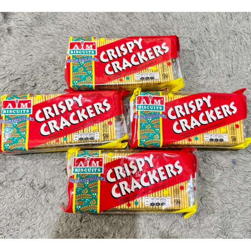 

AIM Crispy Crakers Biscuit 150gr ecer per pcs