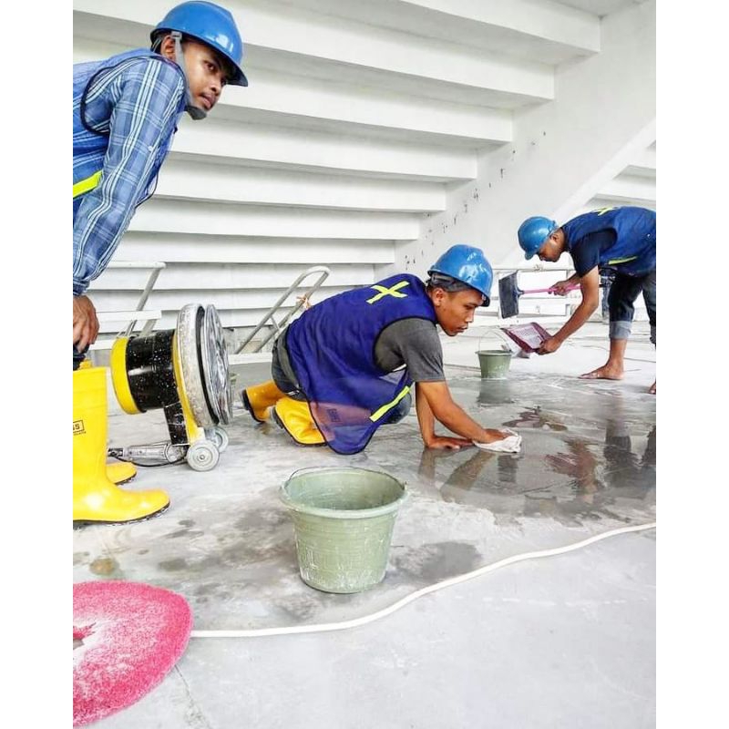 jasa poles lantai beton, poles lantai acian, poles lantai concrete