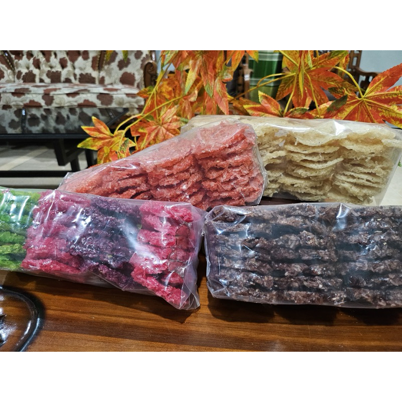 

kerupuk regina g warna warna, has rasau jaya 500g