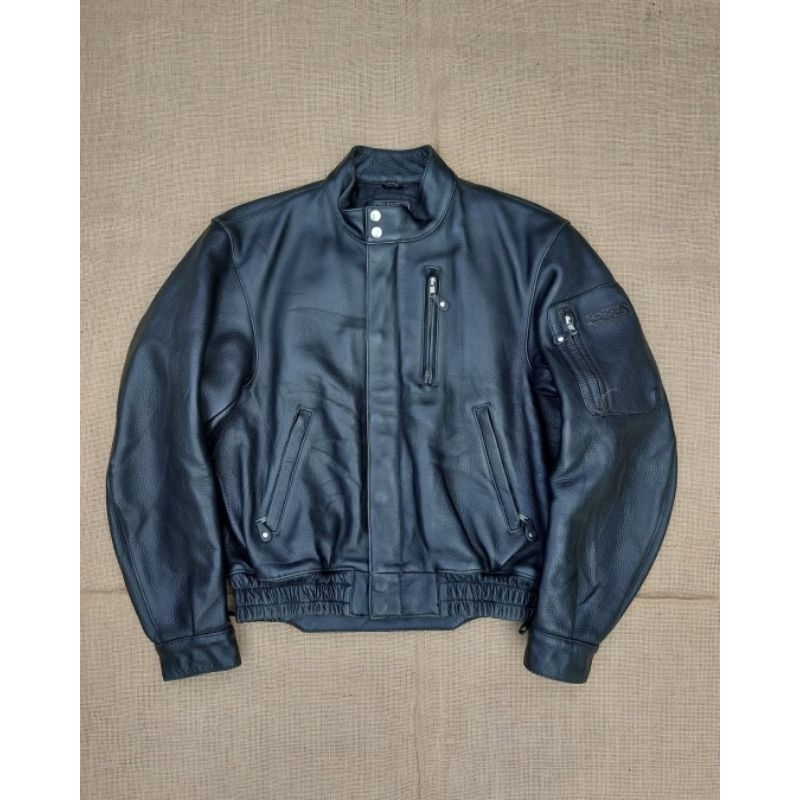 Kadoya Japan Jaket Kulit Biker Motor Touring Riding Leather Jacket Boxy Fit