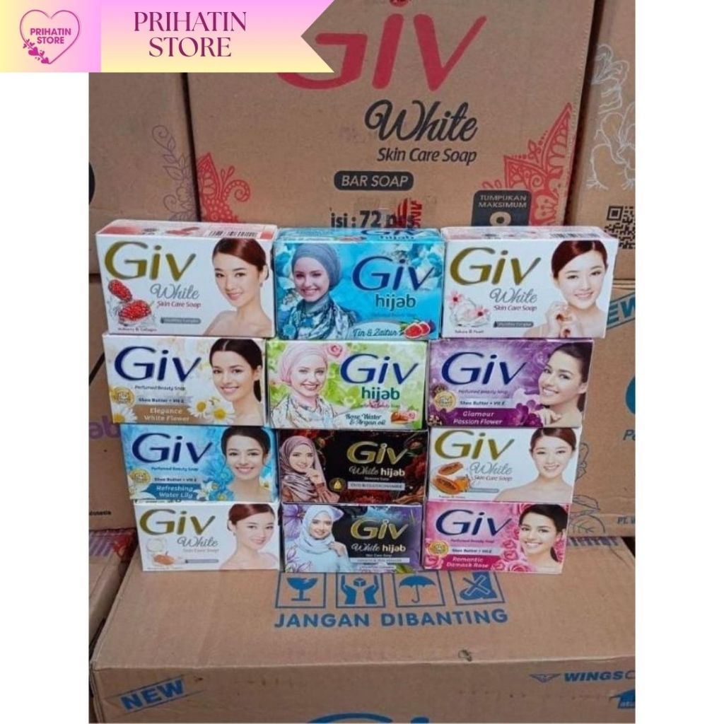 GIV SABUN BATANG 75 GR,SABUN MANDI GIV BATANG