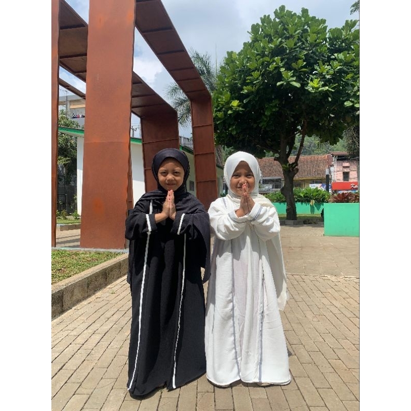 Medina abaya anak terbaru 2025 - Abaya anak crinkle premium - gamis anak umur 3-12 tahun - abaya tur