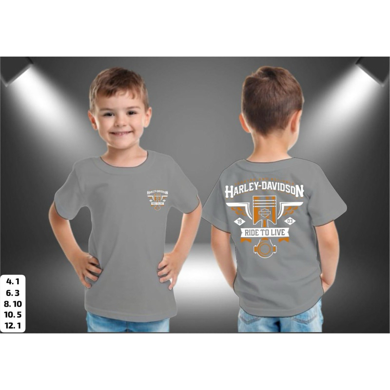 Kaos Anak Harley Davidson