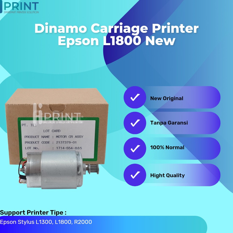 Dinamo Carriage Epson L13 L18 R2 Motor CR Samping New Original Part Number 2137379