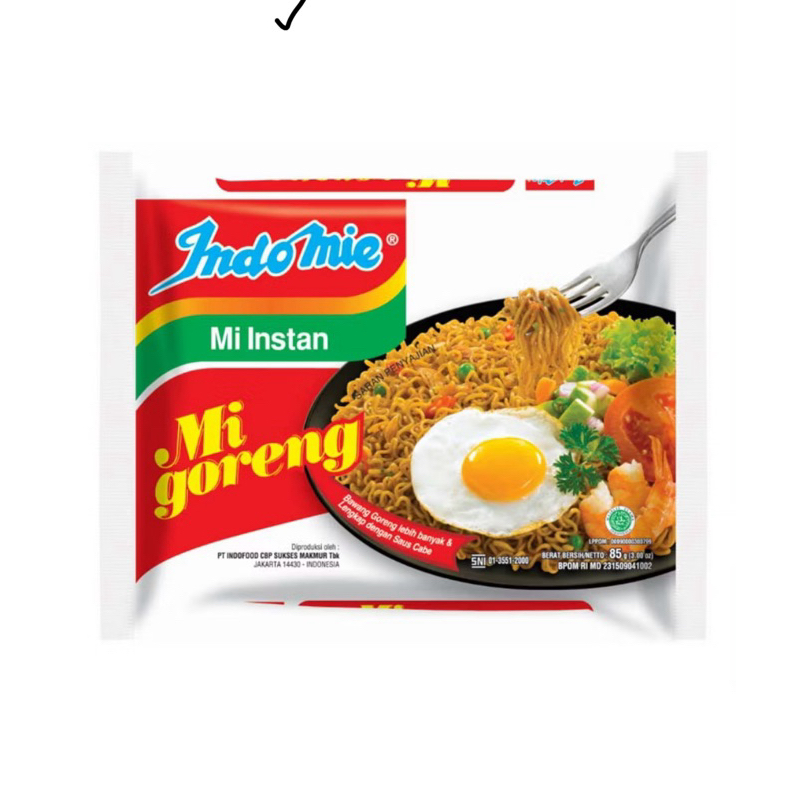 

Indomie Goreng 1 Pcs Kemasan 85 gr