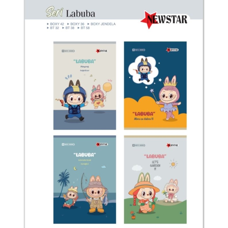 

BUKU TULIS NEWSTAR ISI 38 LEMBAR 1 PAK ISI 10 BUKU/BUKU TULIS MURAH