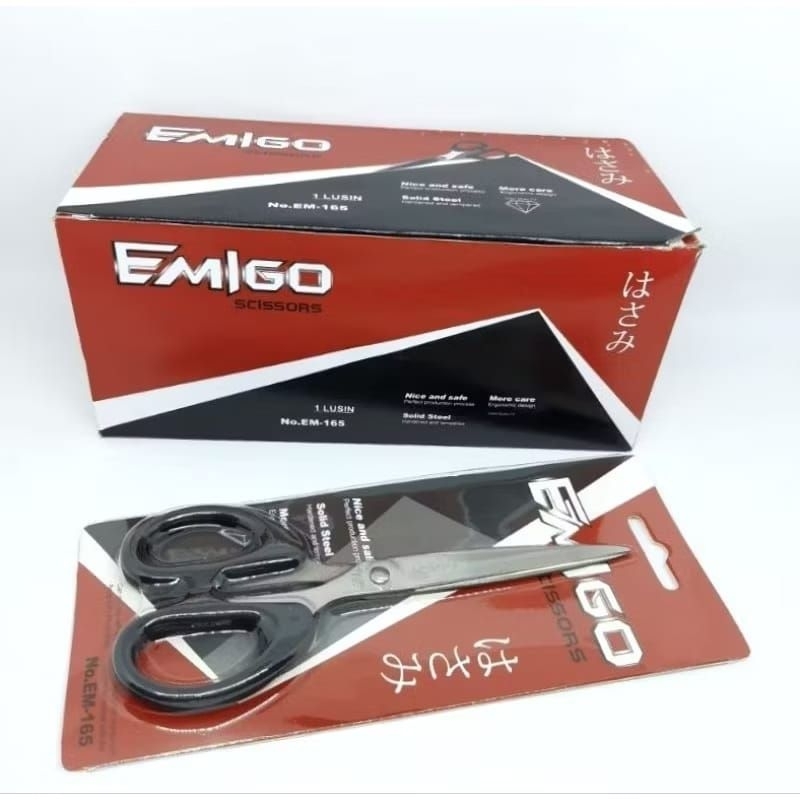

Gunting emigo tanggung bahan stainless UK 165 isi 12pcs