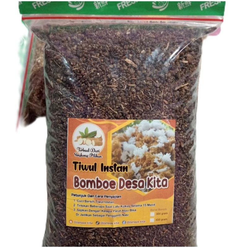 

Tiwul Instan Hitam Kwalitas Super 1Kg