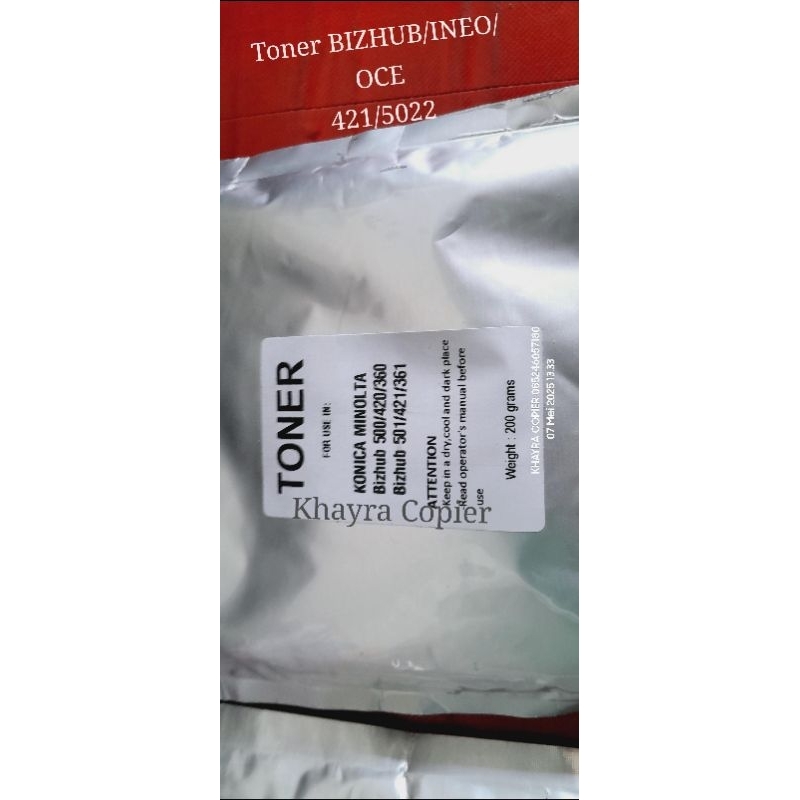 TONER BIZHUB/INEO/OCE 421/5022