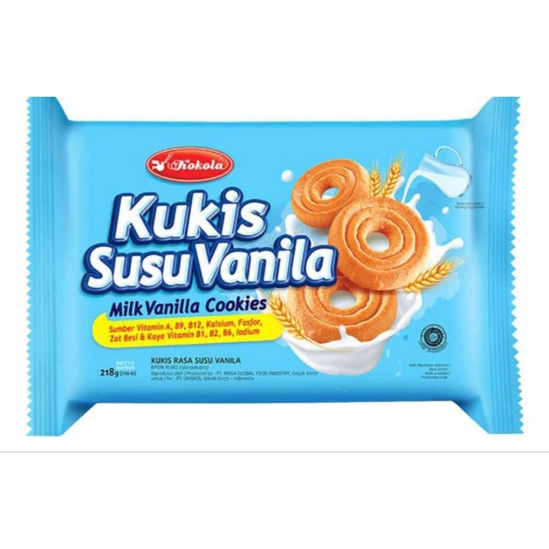 

COOKIES - Kokola Kukis Kelapa / Vanilla / Butter dan Mochachino 218g