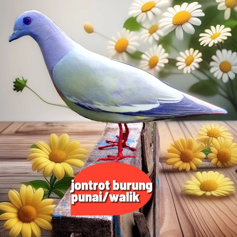JONTROT/BONEKA MAINAN BURUNG PUNAI DAUN
