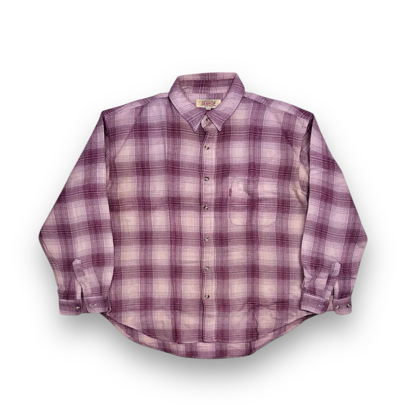 Seahop Veterano Vintage Wool Outer Flannel Oversized Fit