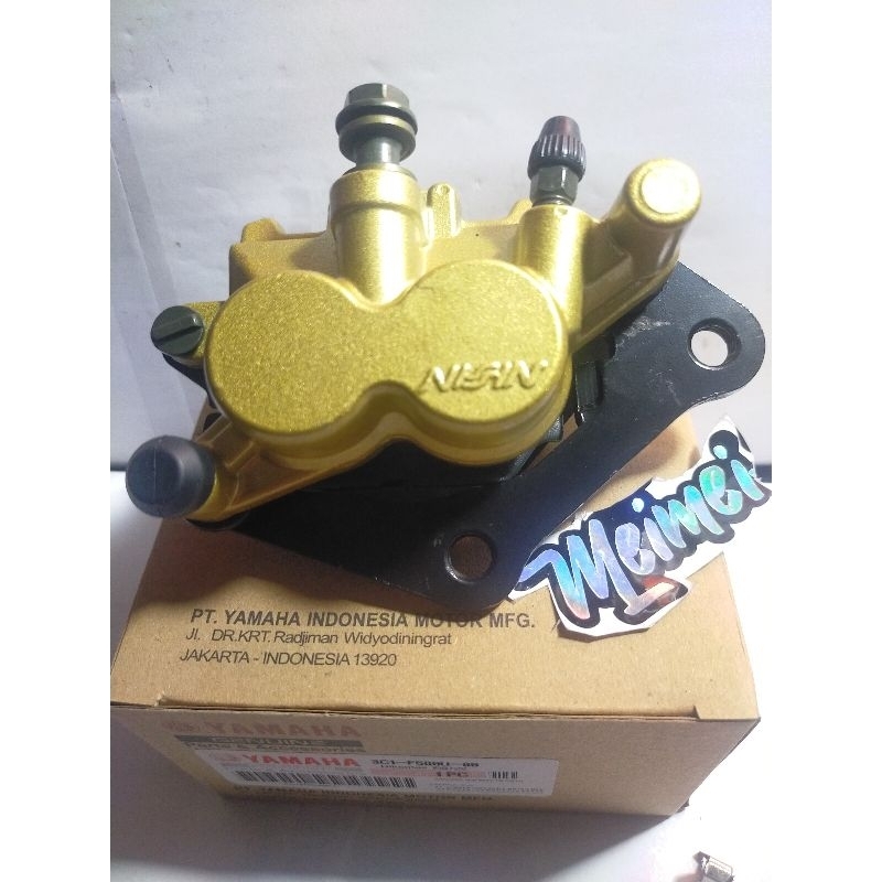 caliper assy bawah depan Vixion new , Vixion old,Byson , scorpio (NISSIN)